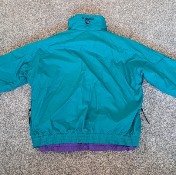 VTG Columbia Sportswear Skidaddle Mens Size Large Turquoise & Purple Jacket Y2K - Picture 10 of 15